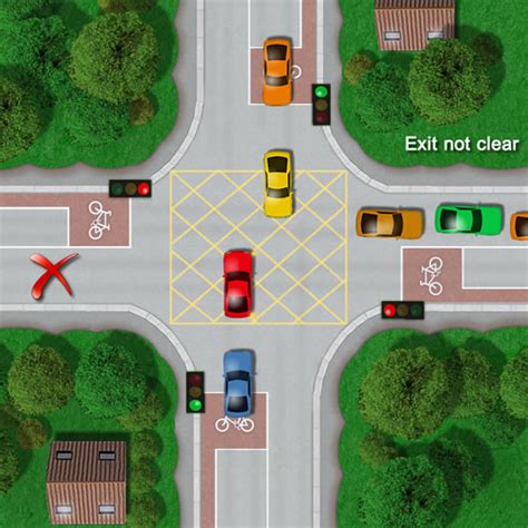 box junction rules theory test|box junction quiz questions.